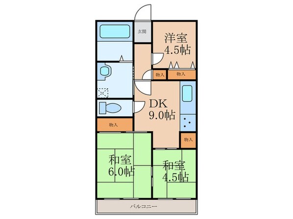 ツツミグランドハイツの物件間取画像